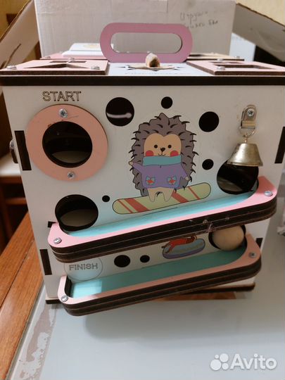 Бизиборд домик со светом