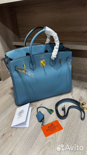 Сумка женская Hermes birkin 35 золото