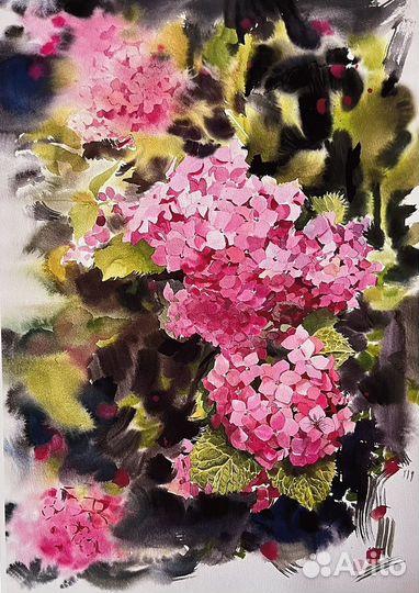 Картина акварелью 