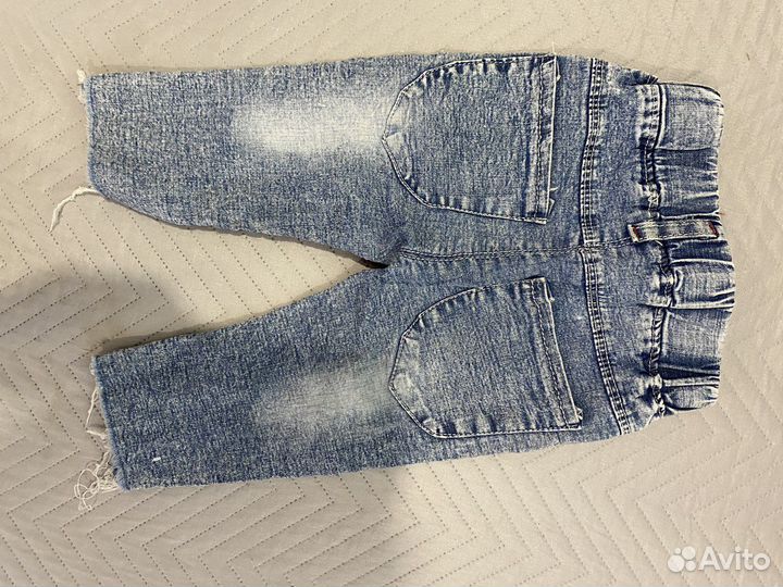 Джинсы, штаны на девочку 74-80