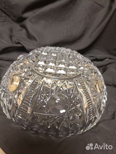 Хрустальная салатница СССР