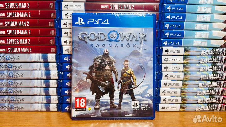 God of war ragnarok ps4 диск на русском