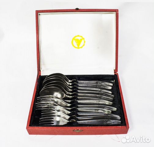 Набор Ложки и вилки столовые 12 шт, Олимпиада-80