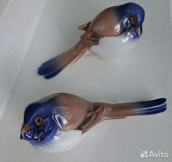 Оптимист и Пессимист, фарфор