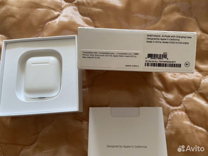 Наушники apple airpods