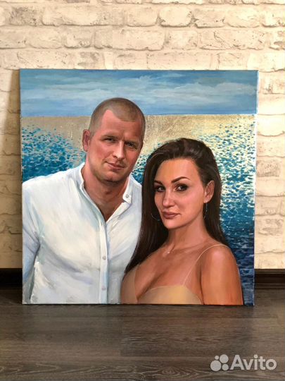 Портрет по фото на заказ ручная работа