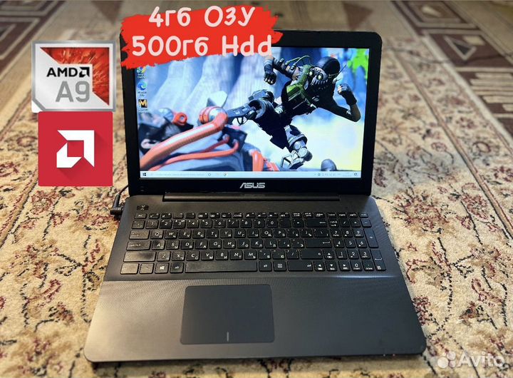 Игровой Ноутбук Asus Amd A9-9420 3,00ghz