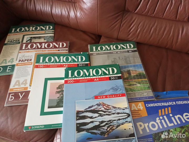 Фотобумага lomond, А4, 6 упаковок +