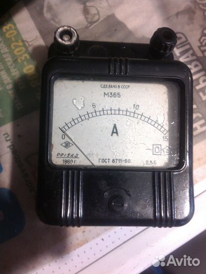 Мультиметр СССР 43101 и амперметр, вольтметр