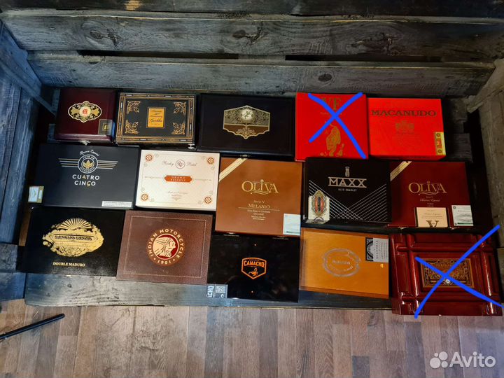 Пустые коробки для сигар