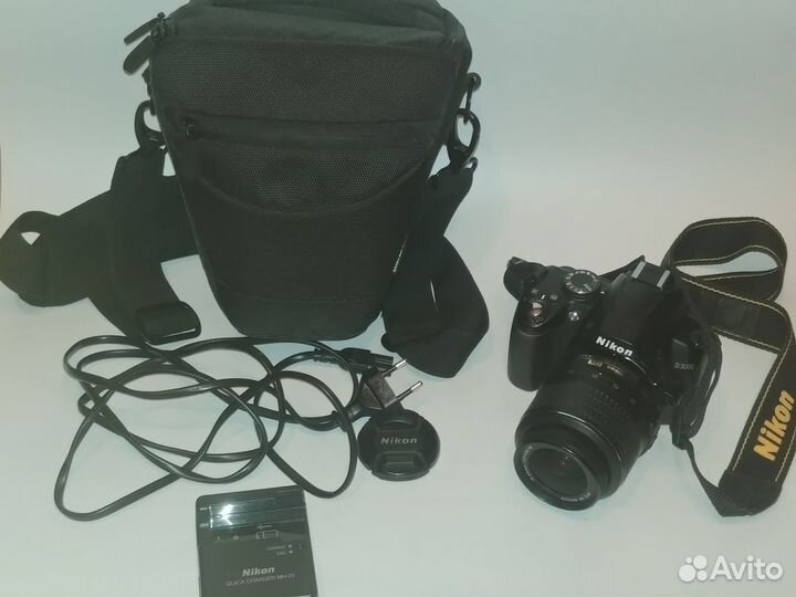 Продам зеркальный фотоаппарат nikon d3000