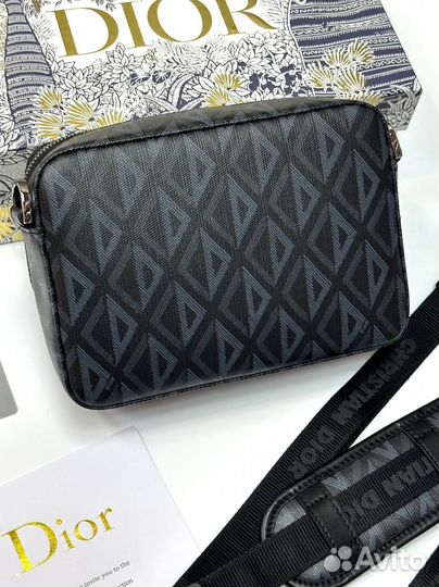 Сумка мужская мессенджер Dior Новая *Premium