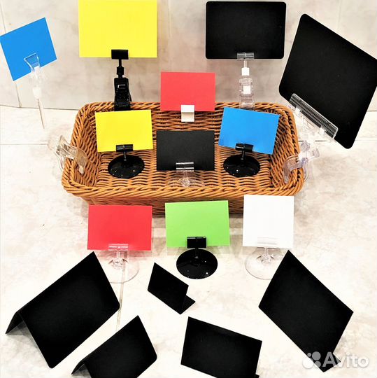 Ценникодержатели прищепки, улитки, спирали, иголки