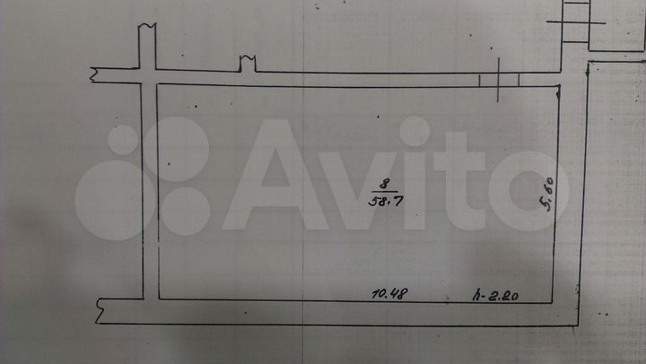 Свободного назначения, 59 м²