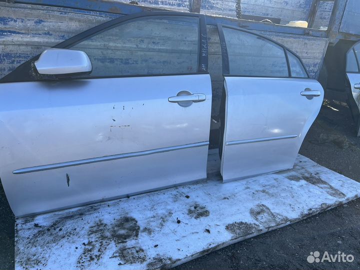 Дверь передняя левая серебро Mazda 6 GG 2002-2005