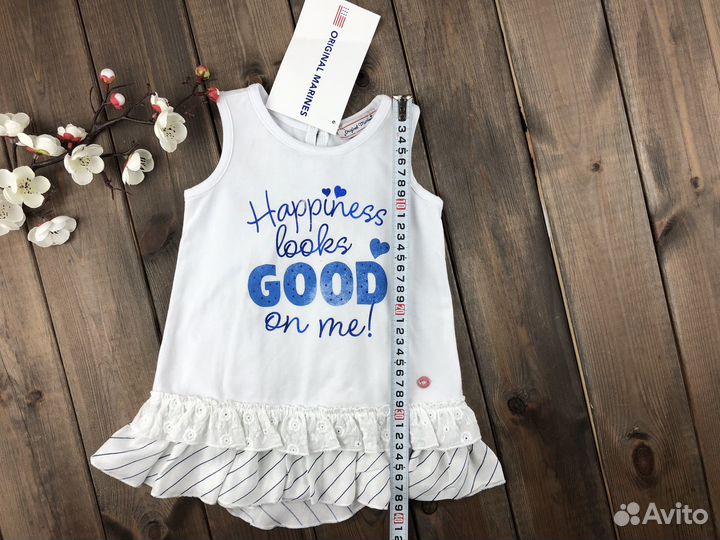 Платье для девочки 68 74 Original Marines