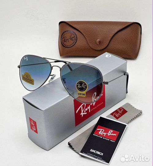 Очки Ray Ban aviator 8 разных цветов