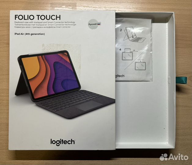 Чехол-клавиатура Logitech Folio Touch iPad air