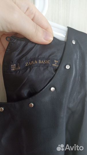 Платье кожзам Zara