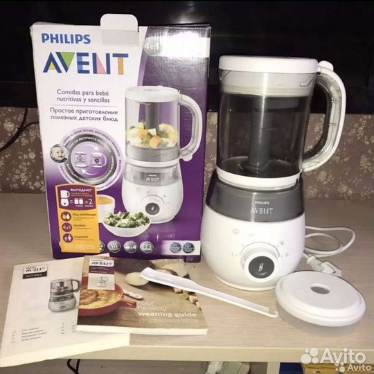 Пароварка блендер philips avent 4 в 1