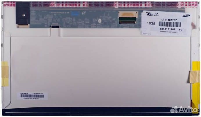 Матрица к с диагональю экрана 14.0