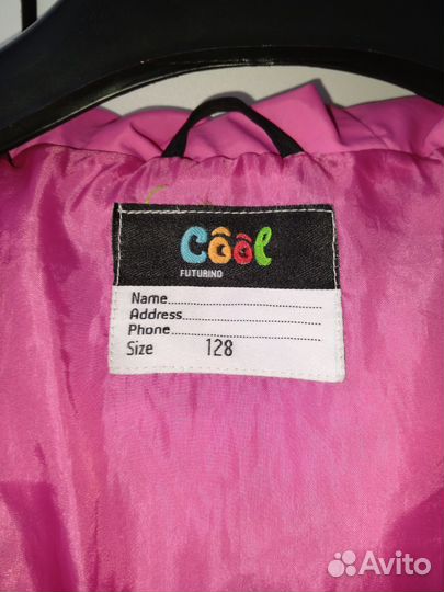 Пальто для девочки 128