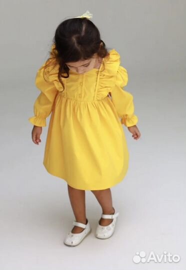 Платье для девочки emella из хлопка