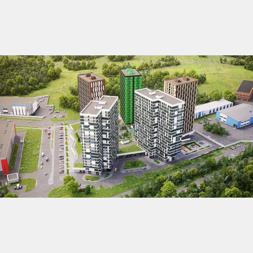 Апартаменты-студия, 22,5 м², 13/21 эт.