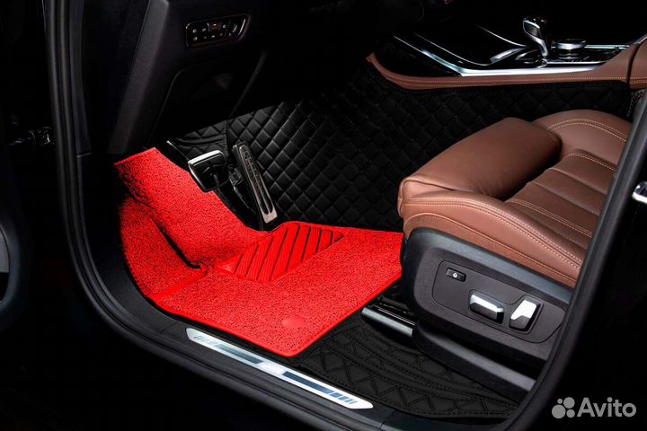 3D Коврики Infiniti QX80 Высокие Борта Экокожа