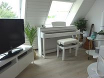 Цифровое пианино Yamaha CLP-745 WH + Аксессуары