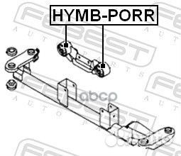 Сайлентблок задней подушки двигателя hyundai H-1