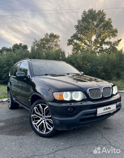 BMW X5 4.4 AT, 2000, 250 000 км