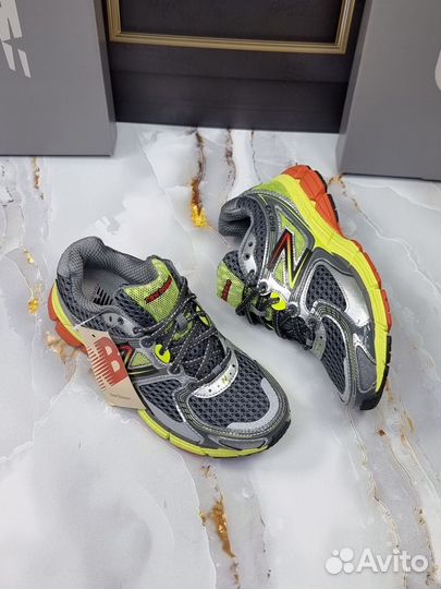 Кроссовки New Balance 860v3 Grey Neon Orange