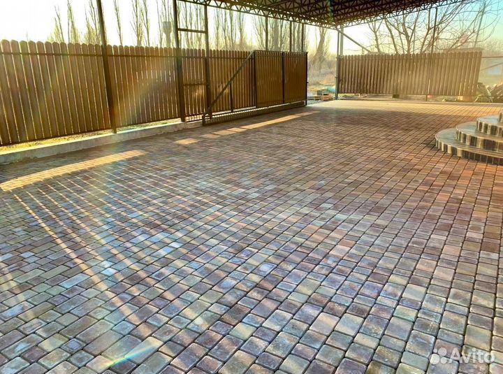 Укладка тротуарной плитки