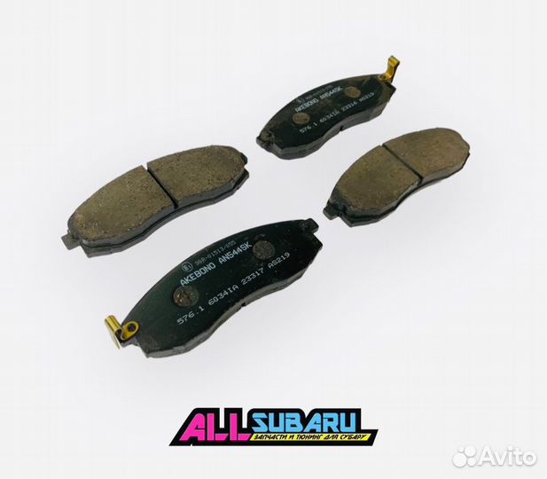 Тормозные колодки задние Subaru Impreza Wrx GDA