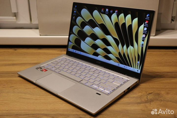 Acer swift 3 мощный ультрабук ryzen 5 5500