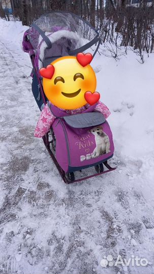 Коляска санки