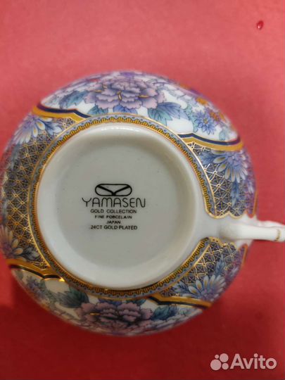 Чайный сервиз yamasen gold collection 24ct gold