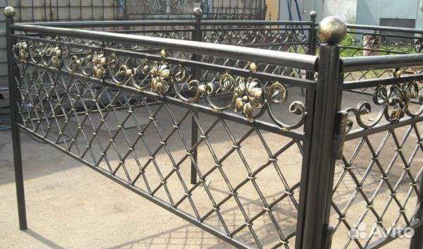 Ограды ритуальные,кресты