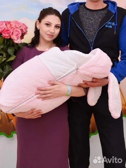 Зимний конверт на выписку