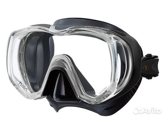 Маска для снорклинга с монолинзой Tri-quest Fd Bla