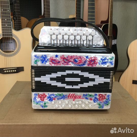 Гармонь детская Сувенир белая