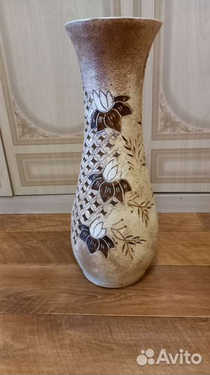 Ваза напольная керамическая