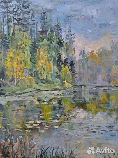 Картина маслом на холсте пейзаж