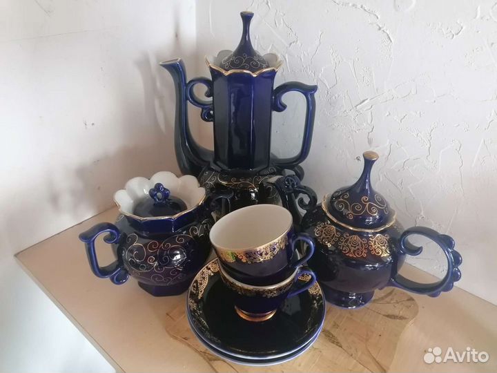 Винтажный кофейный сервиз лфз СССР(6 персон)