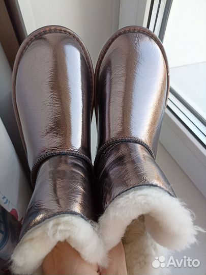 Сапожки зимние, нат кожа, 38, ботинки