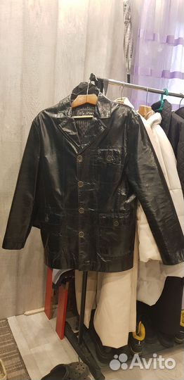 Кожаный пиджак