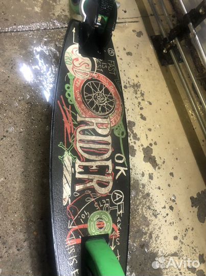 Самокат взрослый с большими колесами