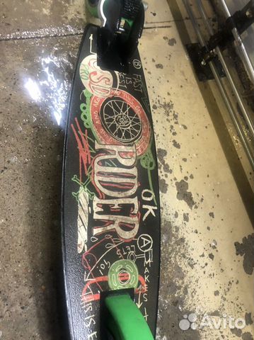 Самокат взрослый с большими колесами