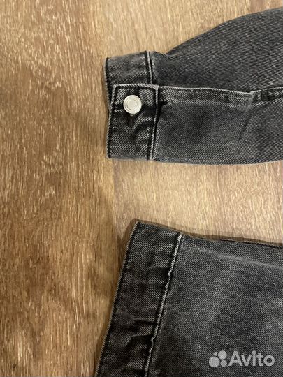 Maag джинсовая куртка женская серо черная